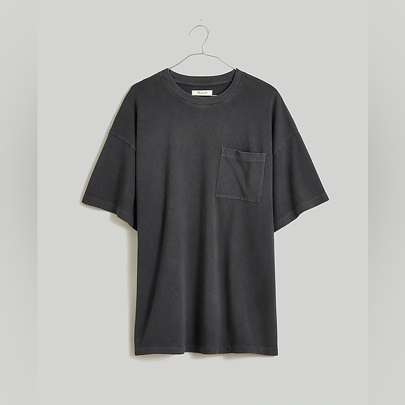NWT Madewell Garment-Dyed Oversized Pocket Tee - Picture 4 of 5